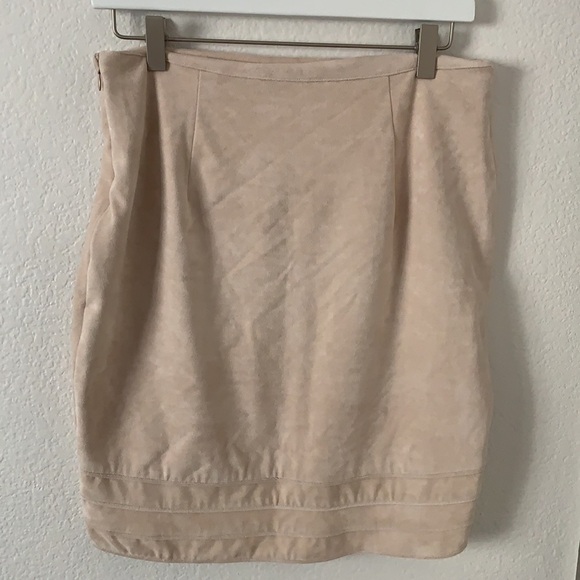 Bebe New Friends Colony Suede Set Skirt & Crop Top - Picture 12 of 15